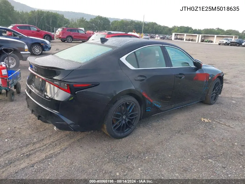 JTHGZ1E25M5018635 2021 Lexus Is 350 F Sport