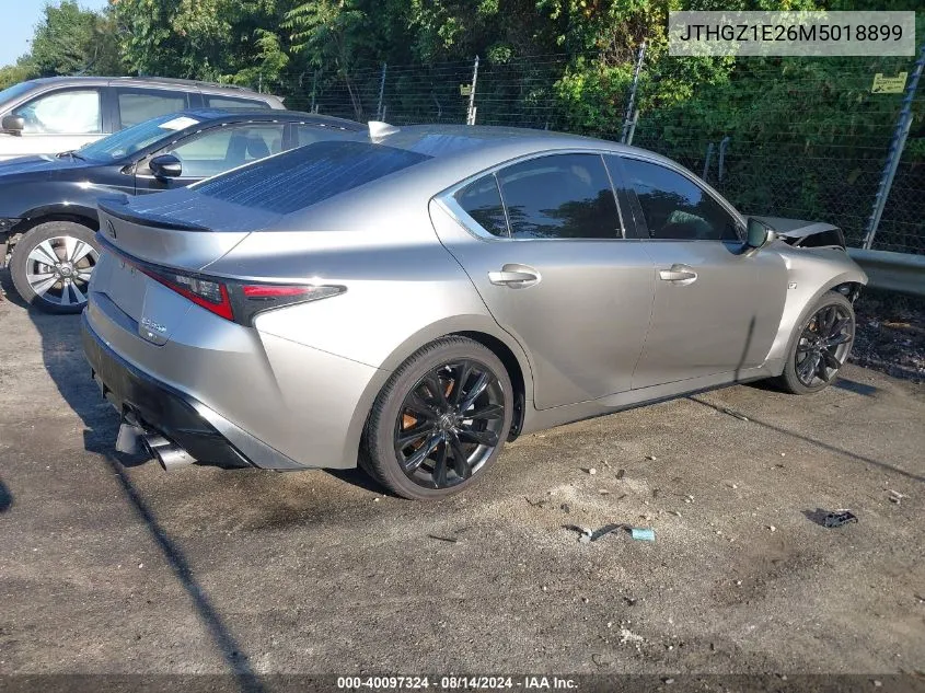 2021 Lexus Is 350 F Sport VIN: JTHGZ1E26M5018899 Lot: 40097324