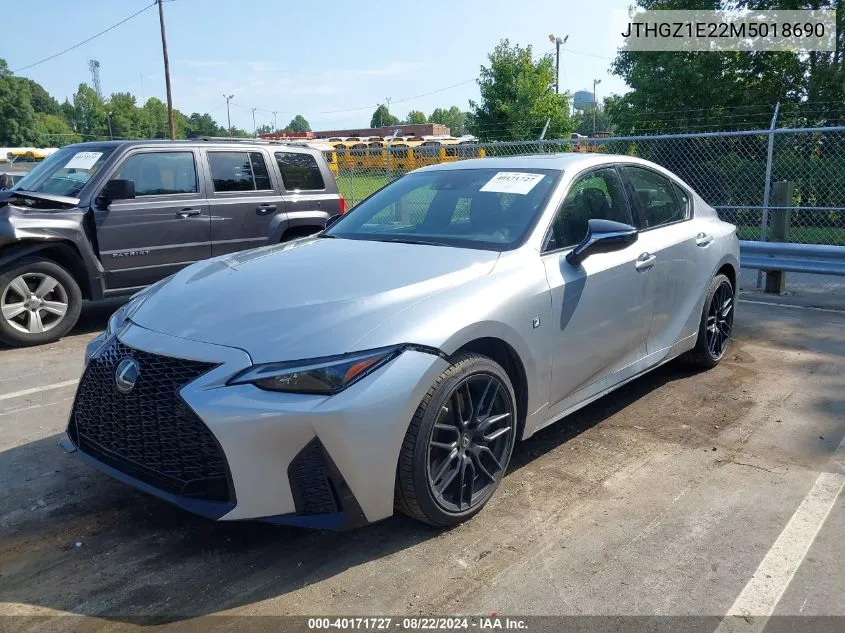 JTHGZ1E22M5018690 2021 Lexus Is 350 F Sport