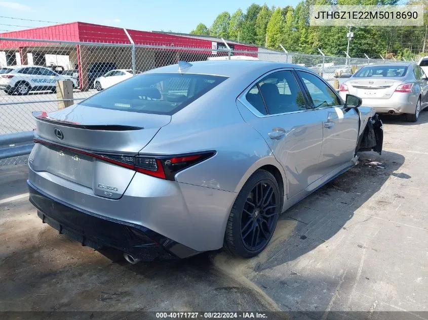 JTHGZ1E22M5018690 2021 Lexus Is 350 F Sport