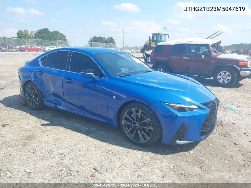 JTHGZ1B23M5047619 2021 Lexus Is 350 F Sport