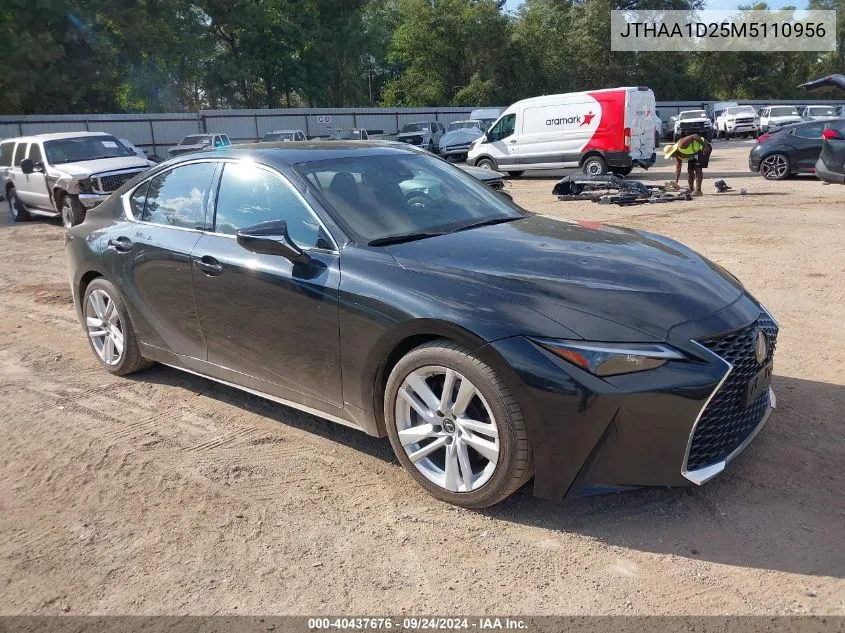 2021 Lexus Is 300 VIN: JTHAA1D25M5110956 Lot: 40437676