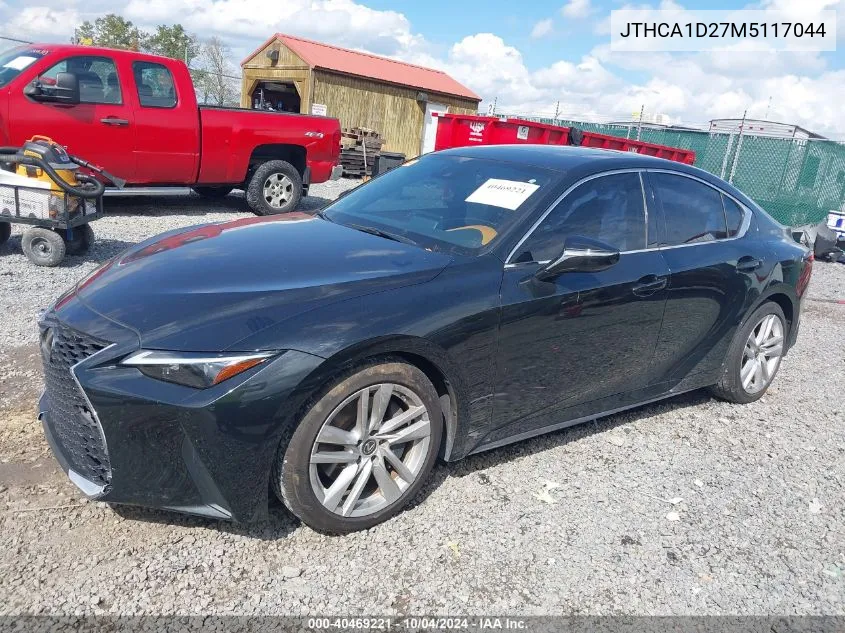 2021 Lexus Is 300 VIN: JTHCA1D27M5117044 Lot: 40469221