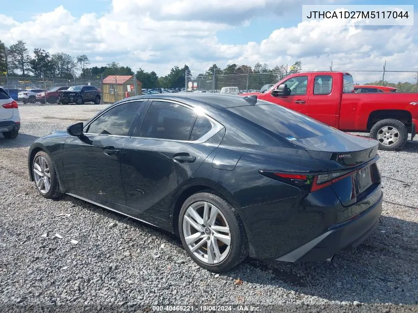 2021 Lexus Is 300 VIN: JTHCA1D27M5117044 Lot: 40469221