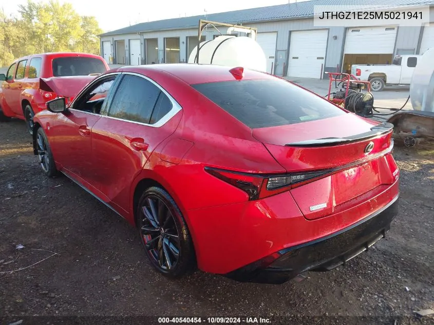 2021 Lexus Is 350 F Sport VIN: JTHGZ1E25M5021941 Lot: 40540454