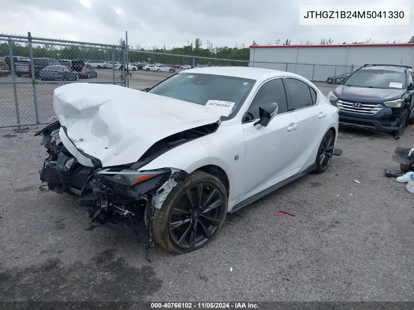 2021 Lexus Is 350 F Sport VIN: JTHGZ1B24M5041330 Lot: 40766102