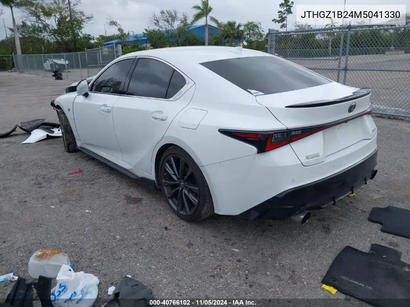 2021 Lexus Is 350 F Sport VIN: JTHGZ1B24M5041330 Lot: 40766102