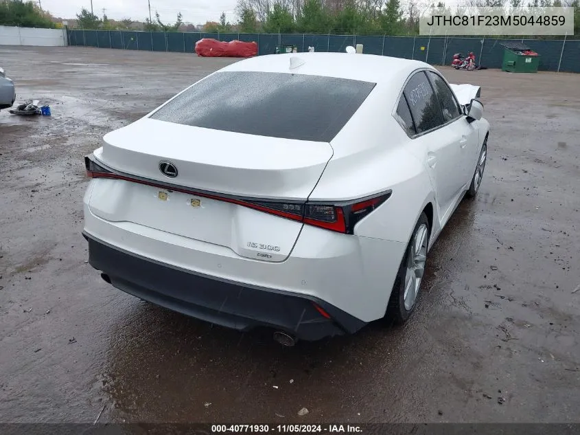 2021 Lexus Is 300 VIN: JTHC81F23M5044859 Lot: 40771930