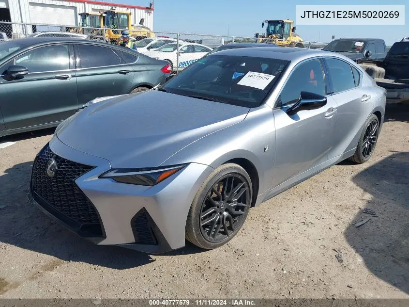 2021 Lexus Is 350 F Sport VIN: JTHGZ1E25M5020269 Lot: 40777579