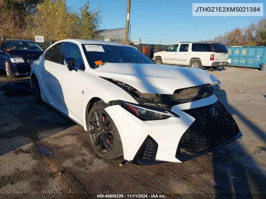 2021 Lexus Is 350 F Sport VIN: JTHGZ1E2XM5021384 Lot: 40805229