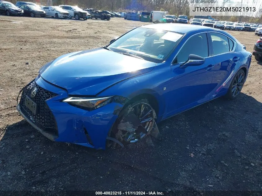 2021 Lexus Is 350 F Sport VIN: JTHGZ1E20M5021913 Lot: 40823215