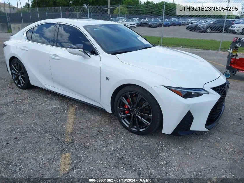 2022 Lexus Is 350 F Sport VIN: JTHGZ1B23N5054295 Lot: 39901962