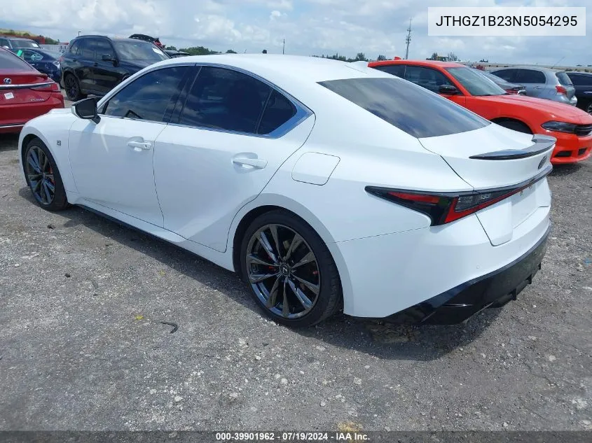 2022 Lexus Is 350 F Sport VIN: JTHGZ1B23N5054295 Lot: 39901962