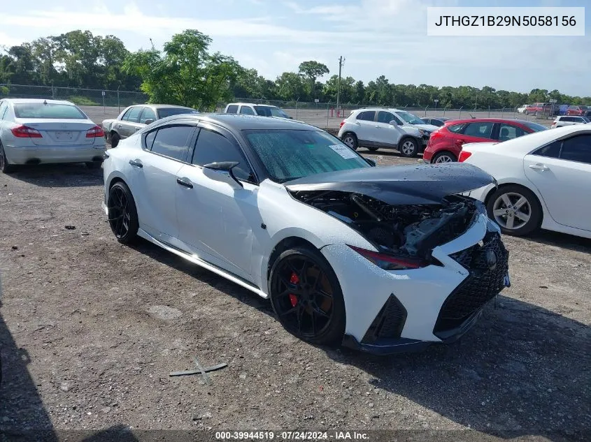 2022 Lexus Is 350 F Sport VIN: JTHGZ1B29N5058156 Lot: 39944519