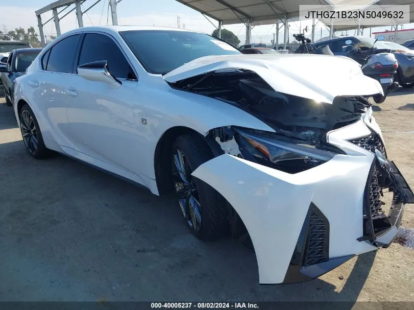 2022 Lexus Is 350 350 F Sport VIN: JTHGZ1B23N5049632 Lot: 40653418