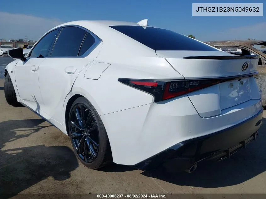 2022 Lexus Is 350 350 F Sport VIN: JTHGZ1B23N5049632 Lot: 40653418