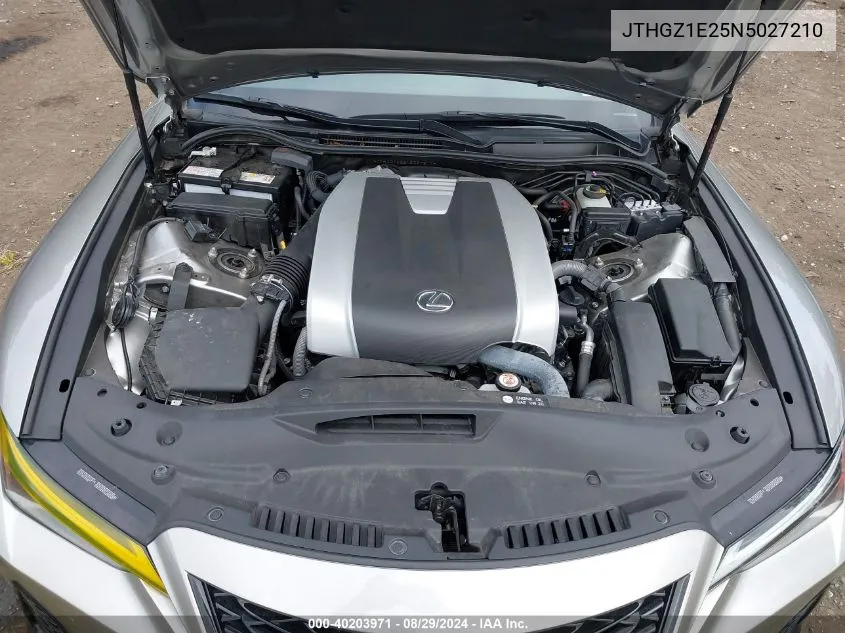 2022 Lexus Is 350 F Sport VIN: JTHGZ1E25N5027210 Lot: 40203971