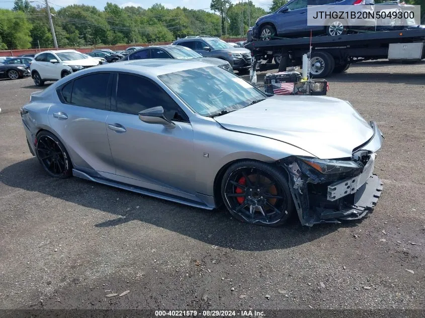 2022 Lexus Is 350 F Sport VIN: JTHGZ1B20N5049300 Lot: 40221579