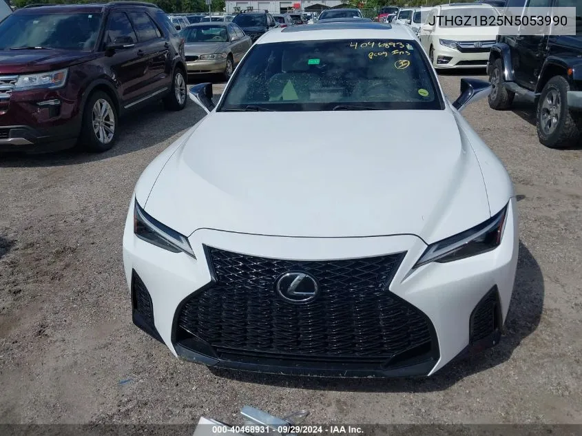 2022 Lexus Is 350 F Sport VIN: JTHGZ1B25N5053990 Lot: 40468931