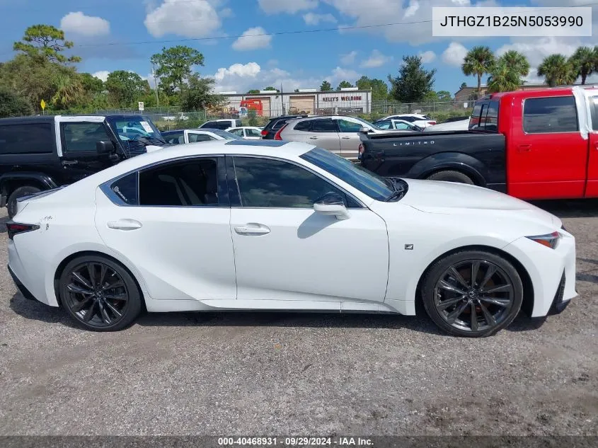 2022 Lexus Is 350 F Sport VIN: JTHGZ1B25N5053990 Lot: 40468931