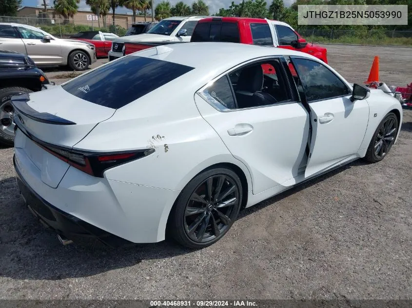 2022 Lexus Is 350 F Sport VIN: JTHGZ1B25N5053990 Lot: 40468931