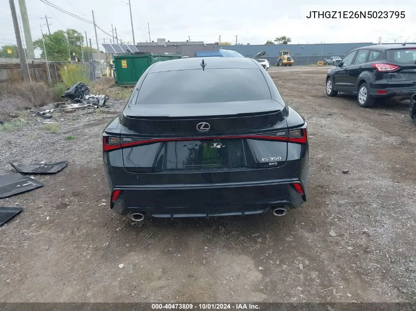 JTHGZ1E26N5023795 2022 Lexus Is 350 F Sport