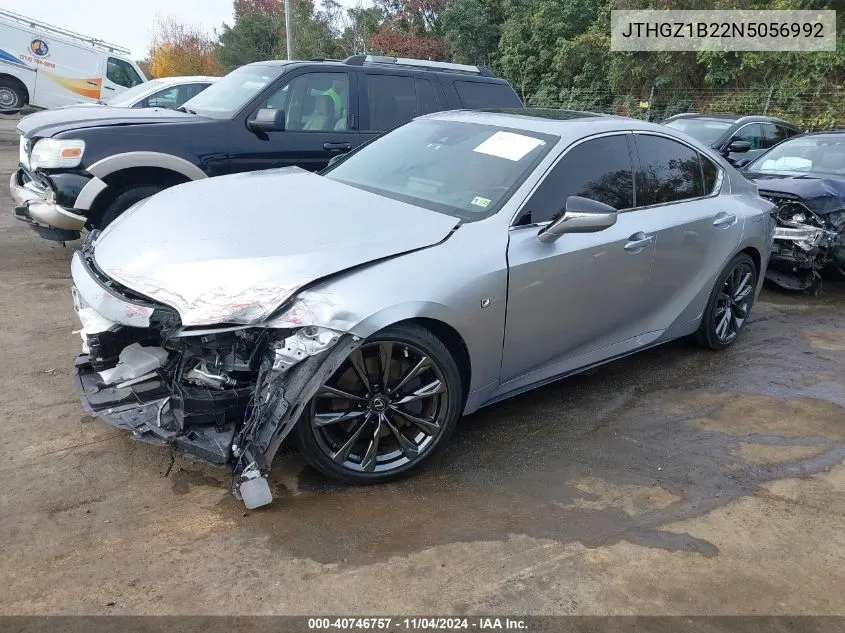 2022 Lexus Is 350 F Sport VIN: JTHGZ1B22N5056992 Lot: 40746757