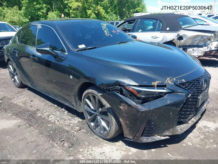 2023 Lexus Is 350 F Sport VIN: JTHGZ1E20P5030647 Lot: 39531121