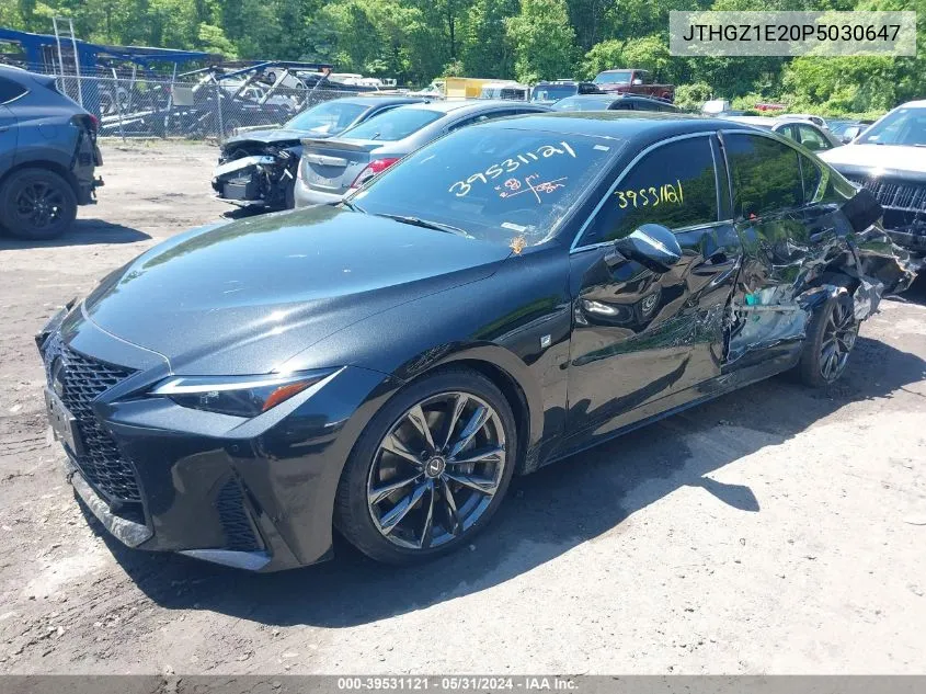 2023 Lexus Is 350 F Sport VIN: JTHGZ1E20P5030647 Lot: 39531121