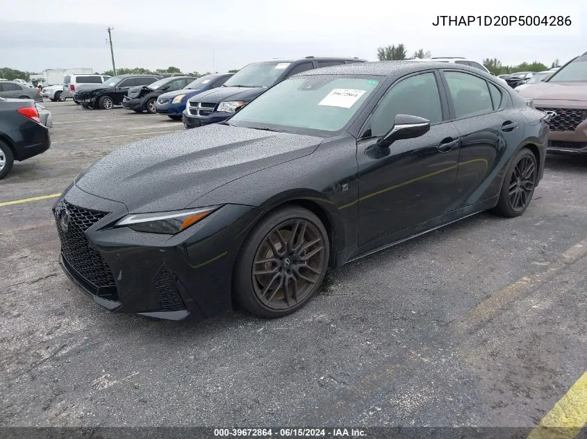 2023 Lexus Is 500 F Sport Performance Premium VIN: JTHAP1D20P5004286 Lot: 39672864