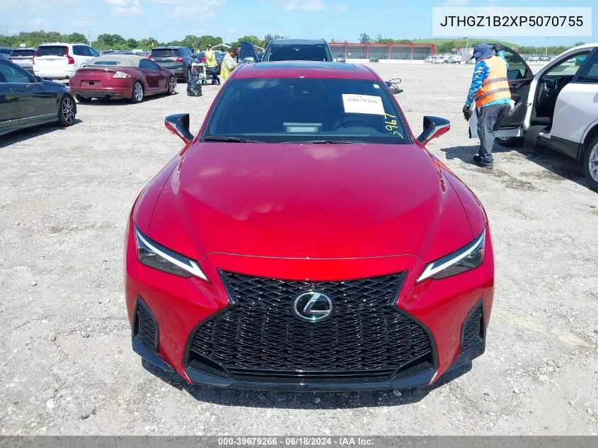 2023 Lexus Is 350 F Sport VIN: JTHGZ1B2XP5070755 Lot: 39679266