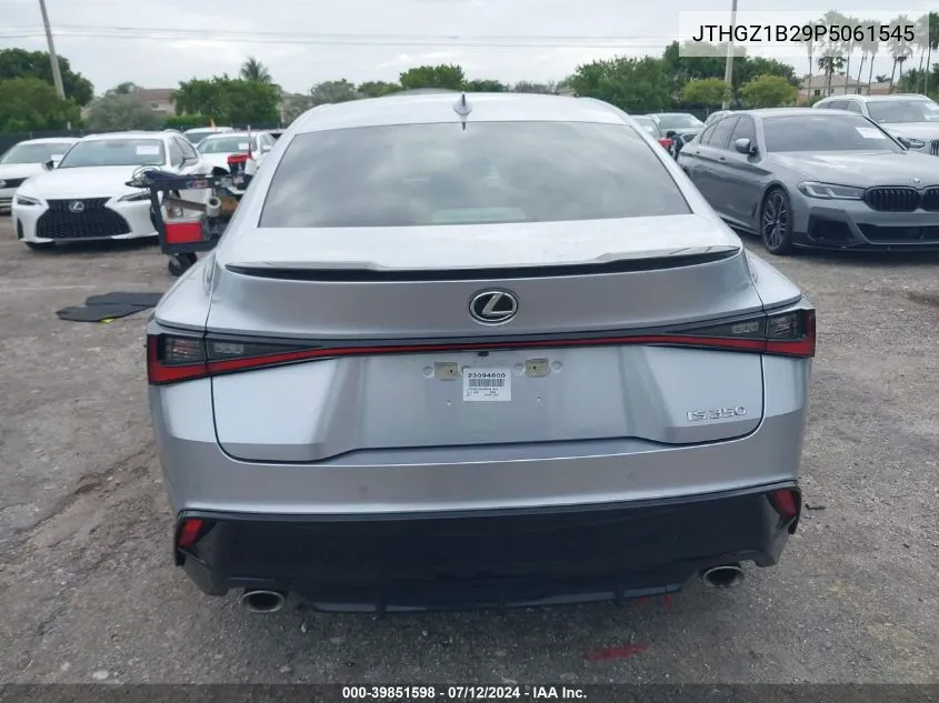 2023 Lexus Is 350 F Sport VIN: JTHGZ1B29P5061545 Lot: 39851598