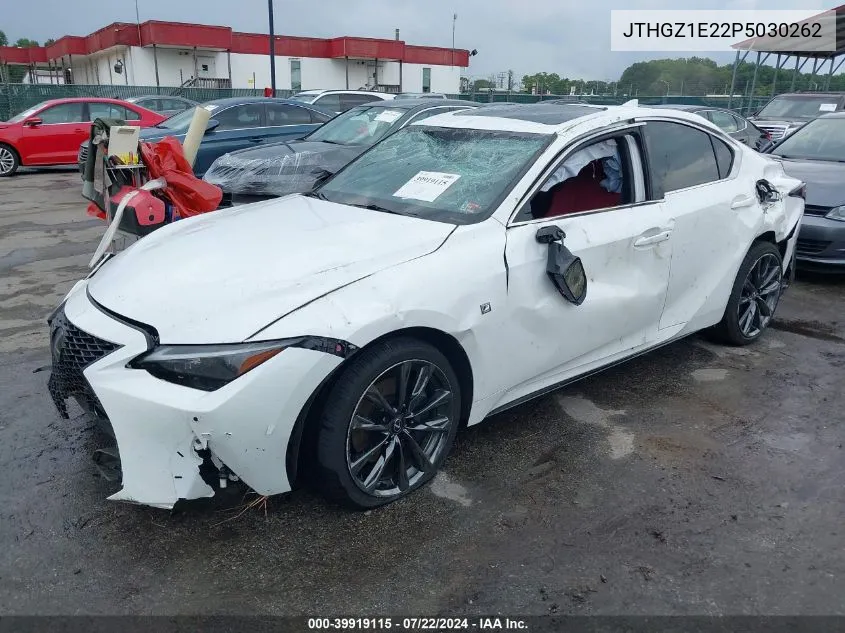 2023 Lexus Is 350 F Sport VIN: JTHGZ1E22P5030262 Lot: 39919115