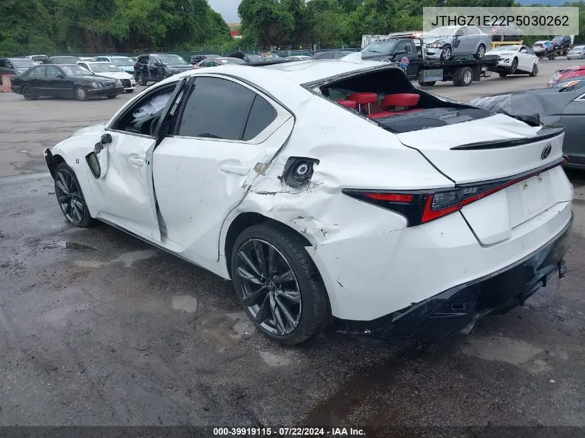 2023 Lexus Is 350 F Sport VIN: JTHGZ1E22P5030262 Lot: 39919115