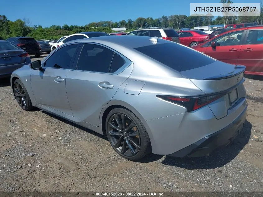 2023 Lexus Is 350 F Sport VIN: JTHGZ1B27P5068767 Lot: 40152528