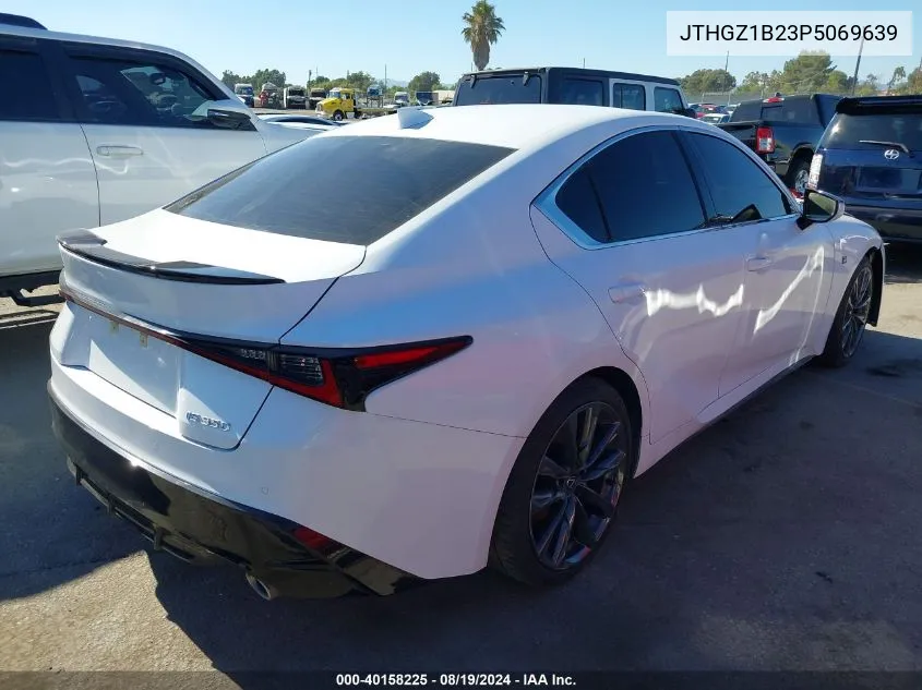 2023 Lexus Is 350 F Sport Design/350 F VIN: JTHGZ1B23P5069639 Lot: 40533247