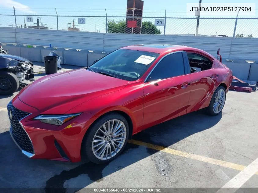 2023 Lexus Is 300 VIN: JTHDA1D23P5127904 Lot: 40165640