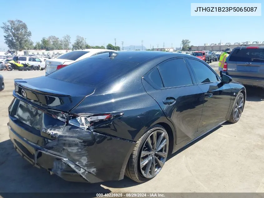 2023 Lexus Is 350 F Sport VIN: JTHGZ1B23P5065087 Lot: 40225925