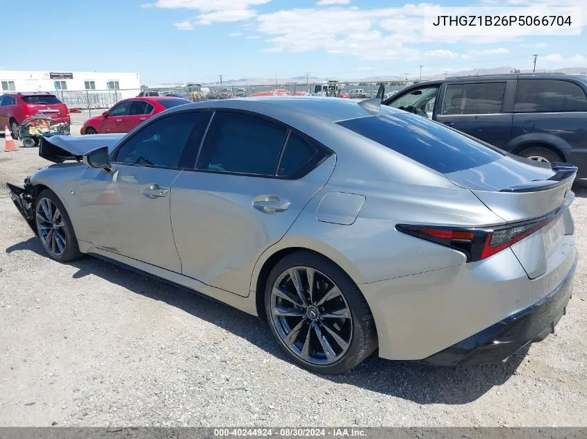 2023 Lexus Is 350 F Sport VIN: JTHGZ1B26P5066704 Lot: 40244924