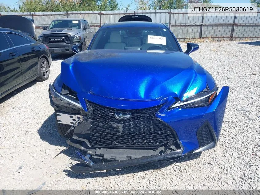 2023 Lexus Is 350 F Sport VIN: JTHGZ1E26P5030619 Lot: 40246365