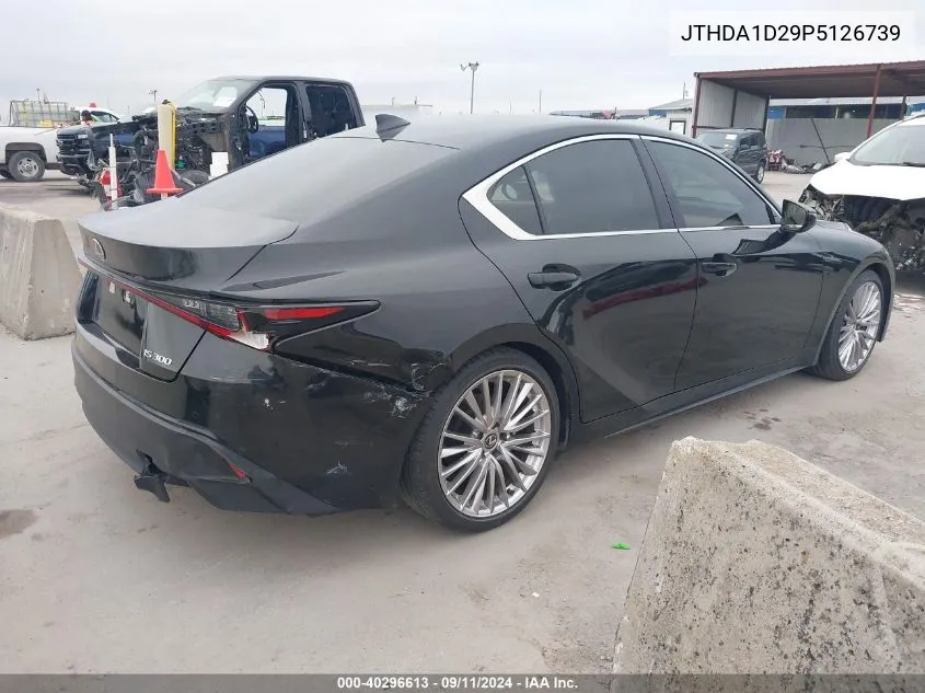 2023 Lexus Is 300 VIN: JTHDA1D29P5126739 Lot: 40296613