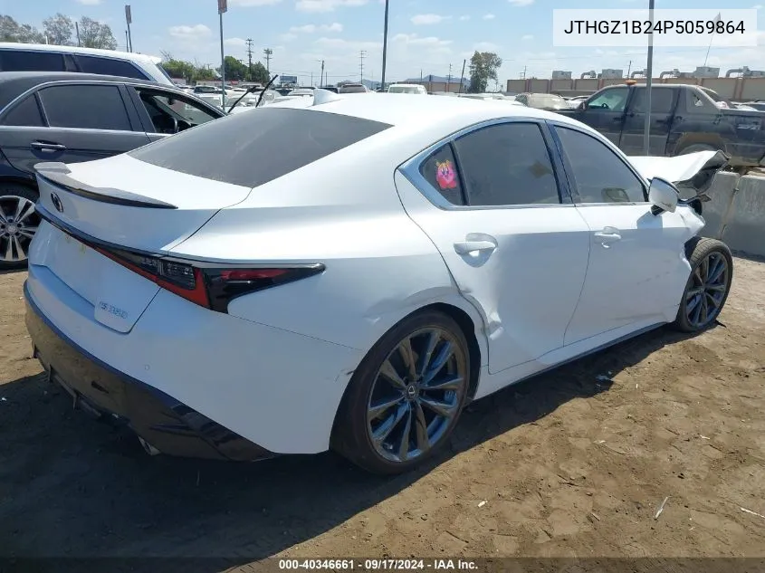 2023 Lexus Is 350 F Sport VIN: JTHGZ1B24P5059864 Lot: 40346661