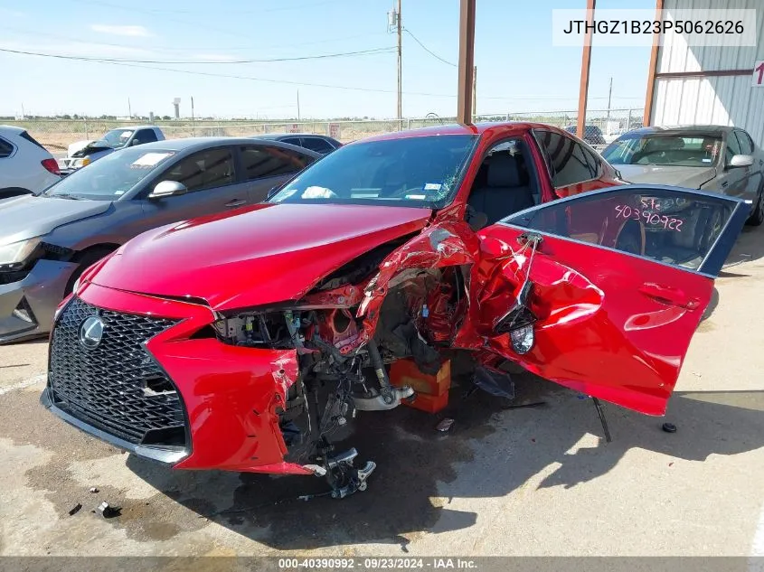 2023 Lexus Is 350 F Sport VIN: JTHGZ1B23P5062626 Lot: 40390992