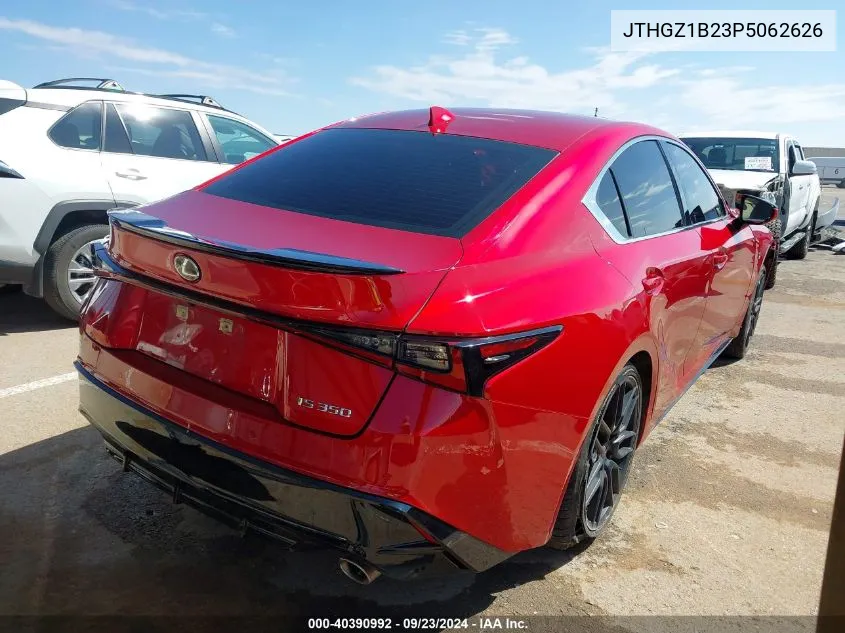 2023 Lexus Is 350 F Sport VIN: JTHGZ1B23P5062626 Lot: 40390992