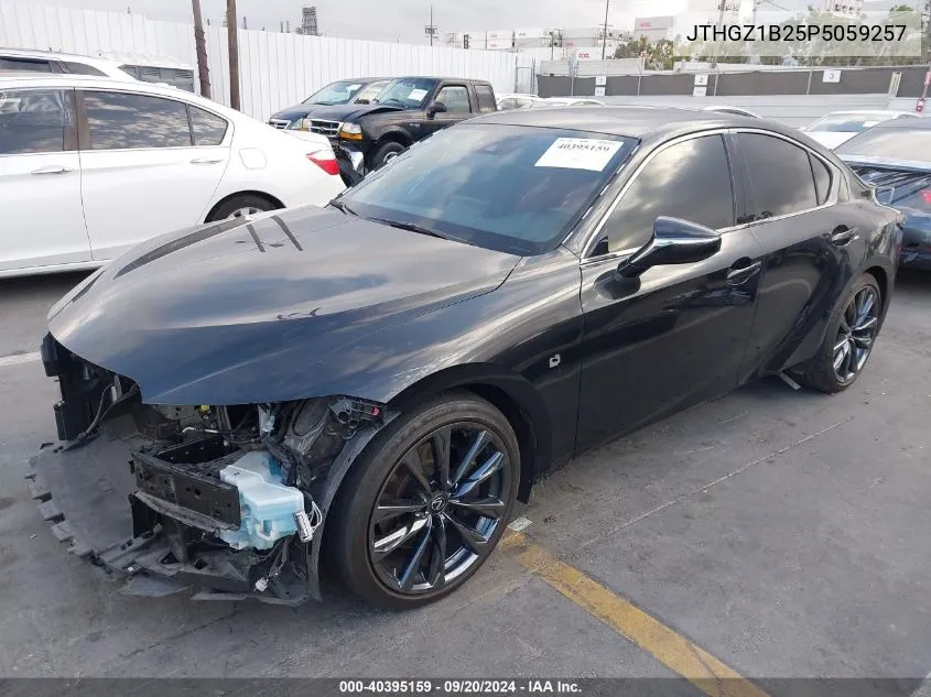 2023 Lexus Is 350 F Sport VIN: JTHGZ1B25P5059257 Lot: 40395159