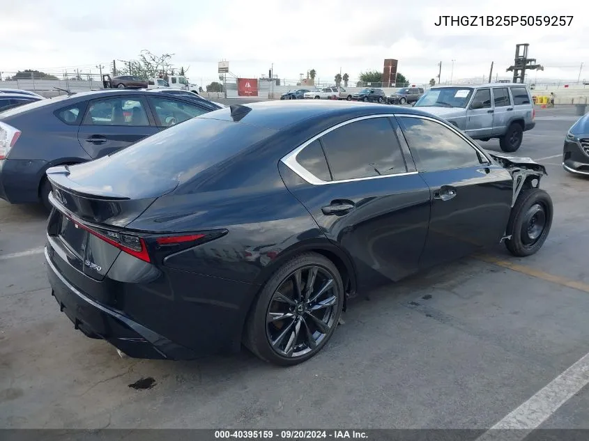 2023 Lexus Is 350 F Sport VIN: JTHGZ1B25P5059257 Lot: 40395159