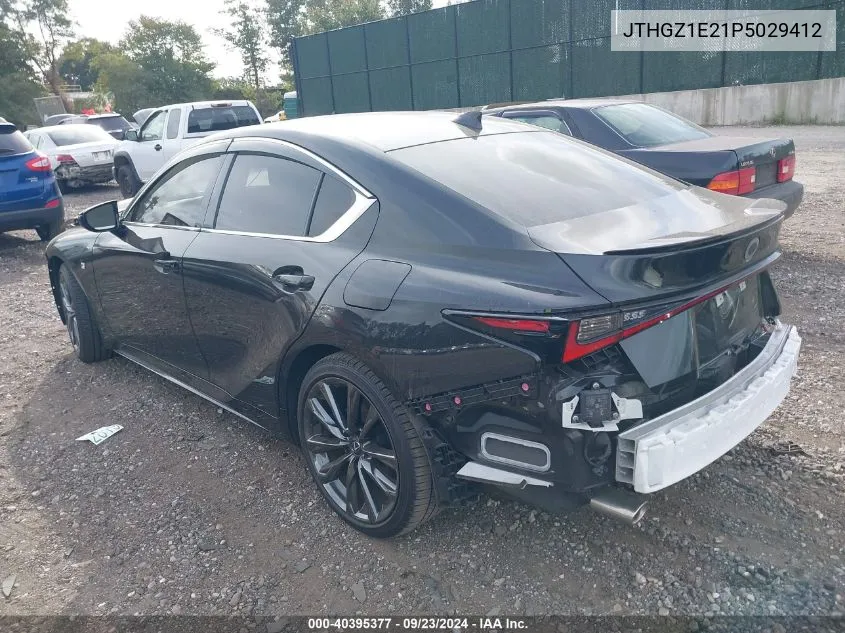 2023 Lexus Is 350 F Sport VIN: JTHGZ1E21P5029412 Lot: 40395377