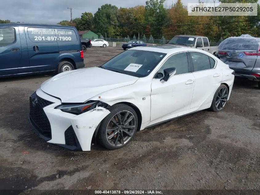 2023 Lexus Is 350 F Sport VIN: JTHGZ1E27P5029205 Lot: 40413878