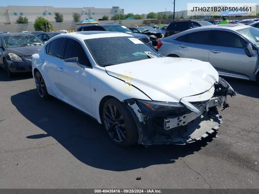 2023 Lexus Is 350 F Sport VIN: JTHGZ1B24P5064661 Lot: 40435416