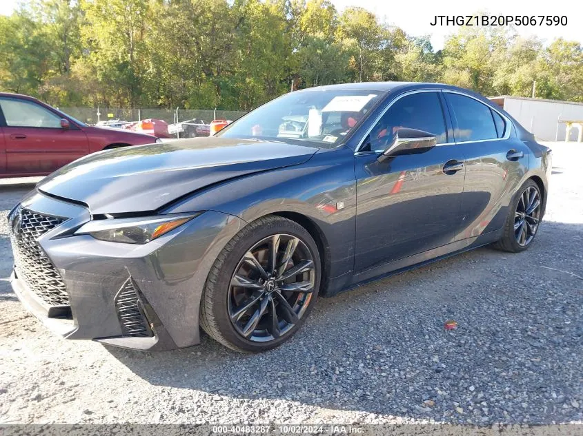 JTHGZ1B20P5067590 2023 Lexus Is 350 F Sport